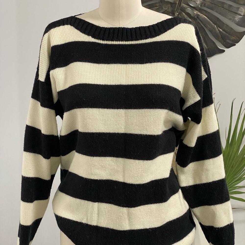 Vintage 80’s stripped sweater Mervyns M/L